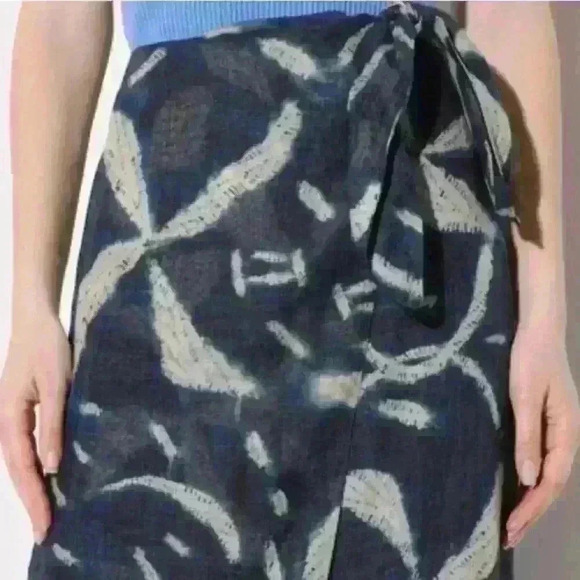 Ralph Lauren Purple Label “Yazmin” Batik-Print Linen-Silk Pant Size 6 New! - Picture 2 of 12